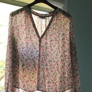 Zadig & Voltaire liberty print blouse, size M